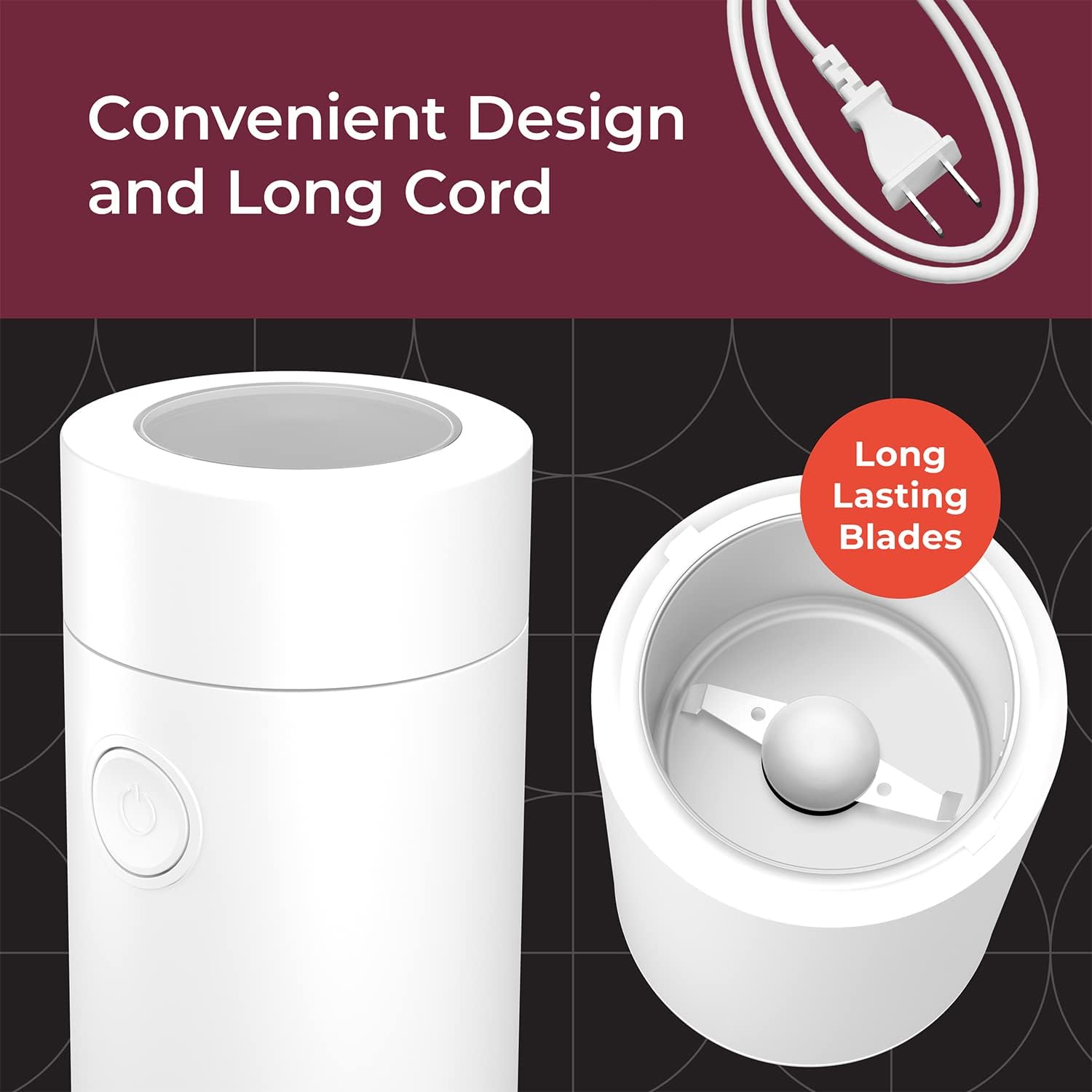 MuellerLiving Coffee Grinder Hubo