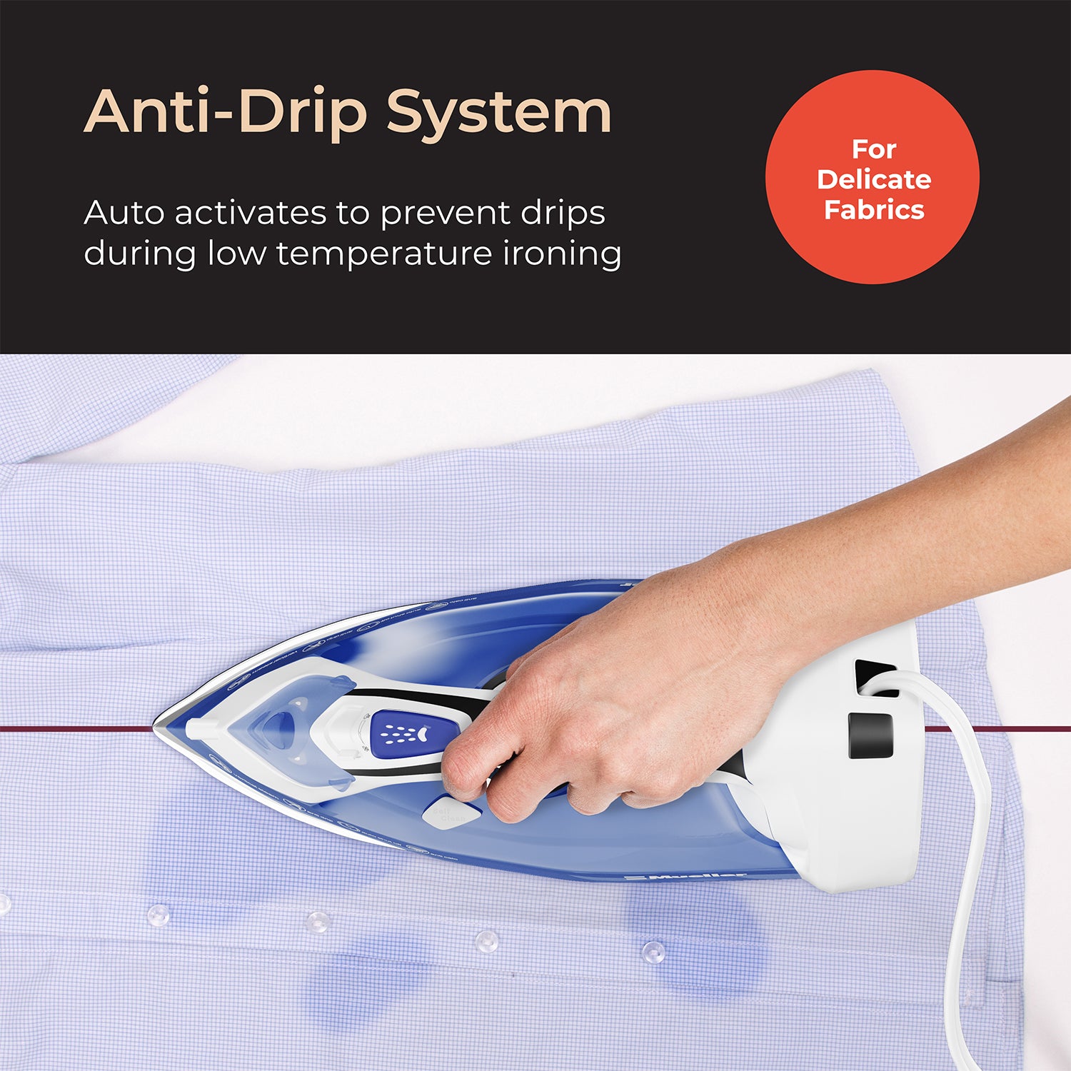 MuellerLiving Professional Grade Steam Iron