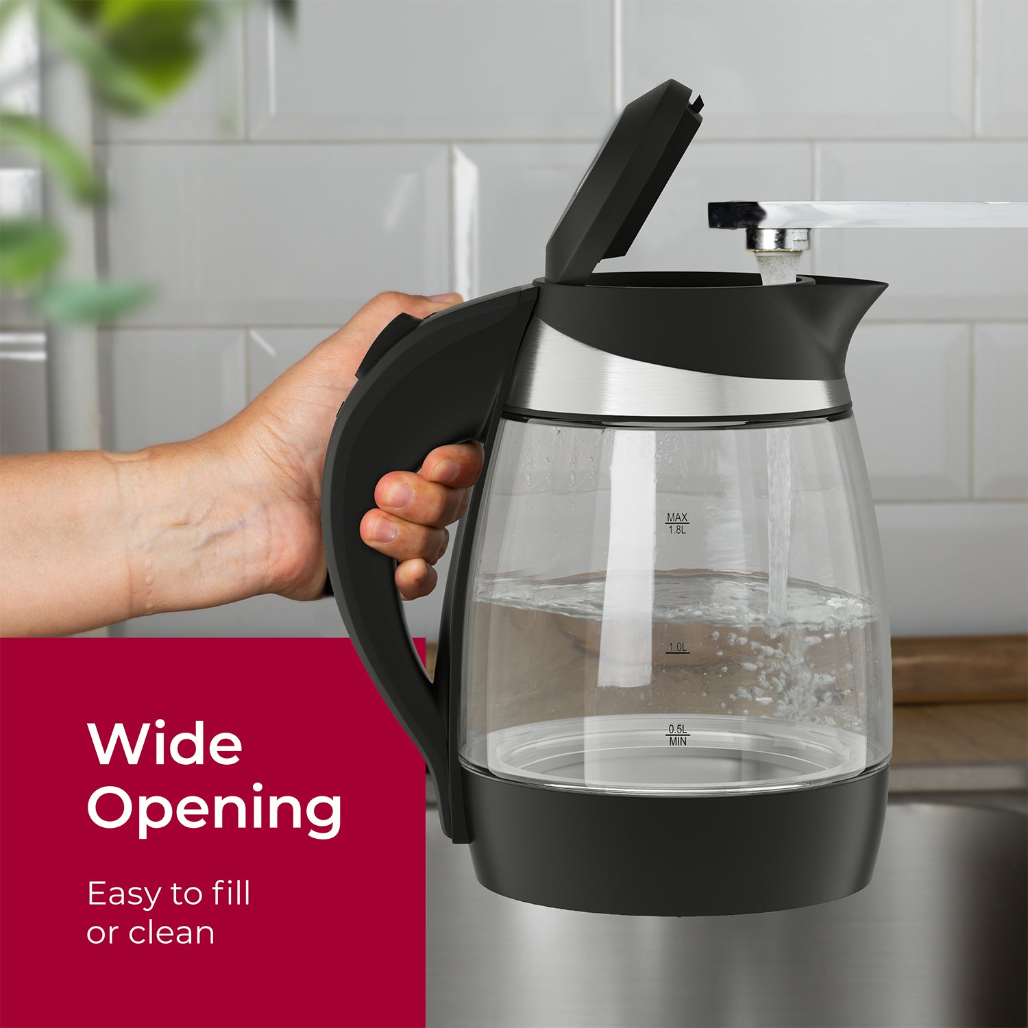 MuellerLiving Ultra Glass Kettle