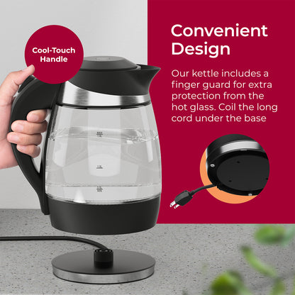 MuellerLiving Ultra Glass Kettle