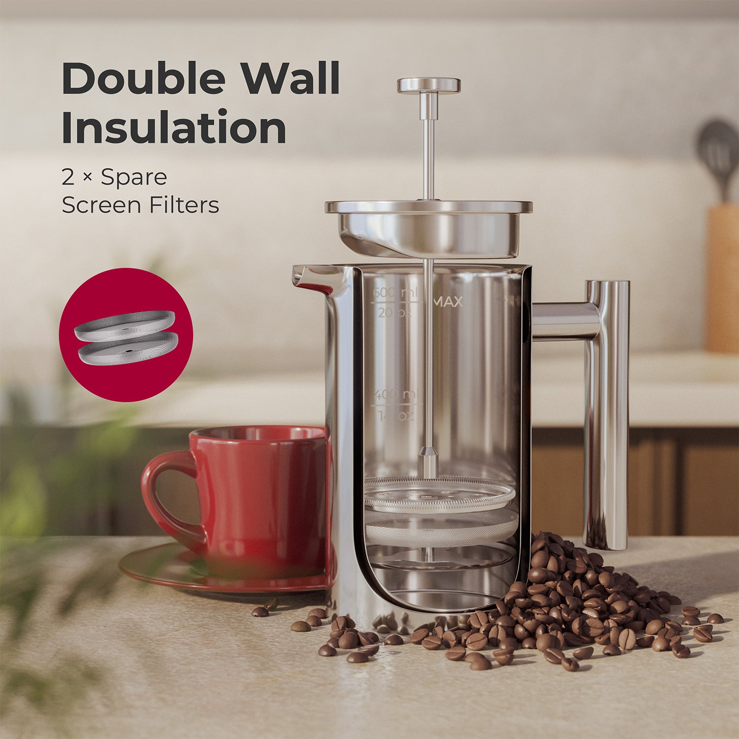 MuellerLiving French Press Coffee